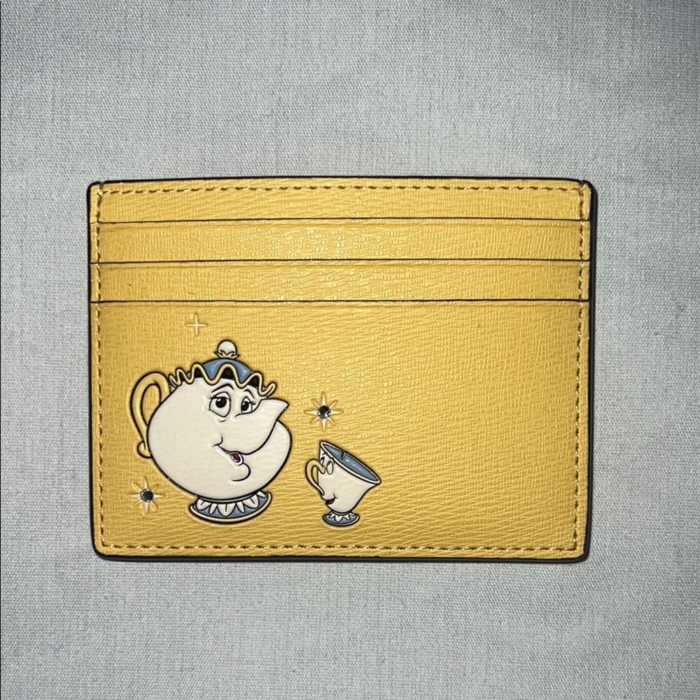 Disney X Kate Spade New York Beauty And The Beast Small Slim Card Holder NWOT